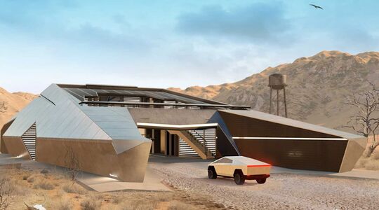 modern houses rusland cyberhouse tesla cybertruck Pure Luxe