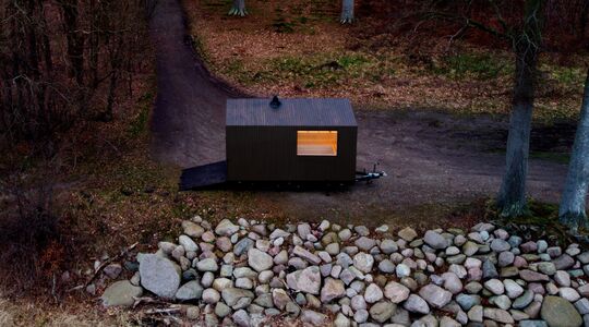 Mobiele scandinavische sauna Pure Luxe