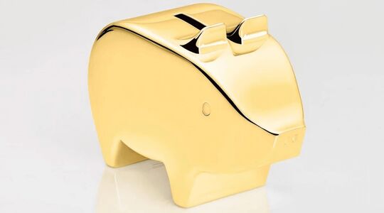 Royal Mint gouden spaarvarken sparen Pure Luxe