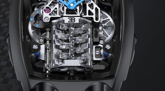 jacob & Co. Bugatti Chiron Tourbillon horloge Pure Luxe