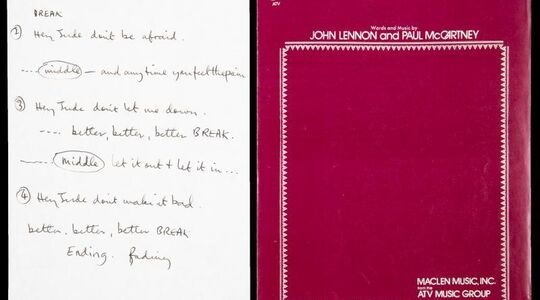 the beatles songteksten Hey Jude Paul McCartney veiling Pure Luxe