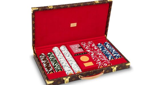 Louis Vuitton pokerset pokeren Pure Luxe