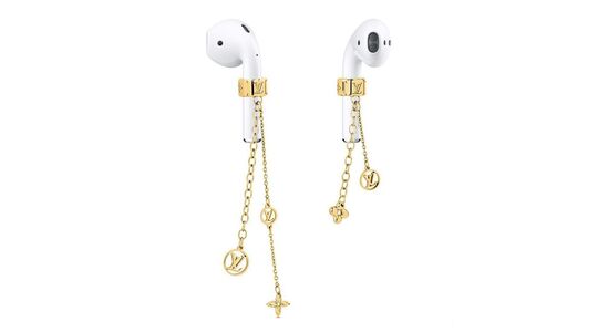 louis vuitton goud oorbellen apple airpods Pure Luxe