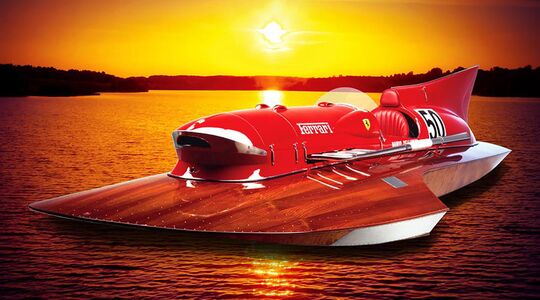Ferrari Arno XI Hydroplane speedboat Pure Luxe
