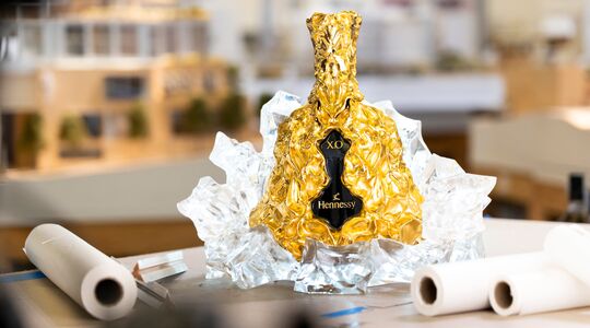 Frank Gehry 150th Anniversary Hennessy XO cognac Pure Luxe