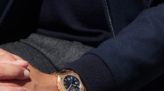 Bell & Ross BR 05 Blue Gold horloge Pure Luxe