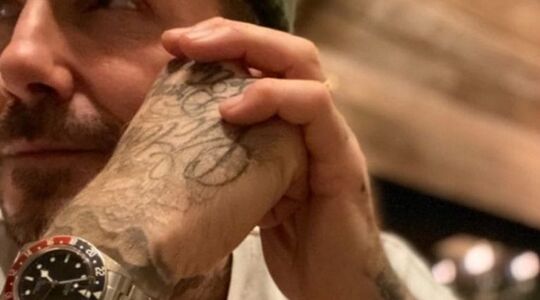Illustratie voor: David Beckham gespot met een verfrissende look van Rolex