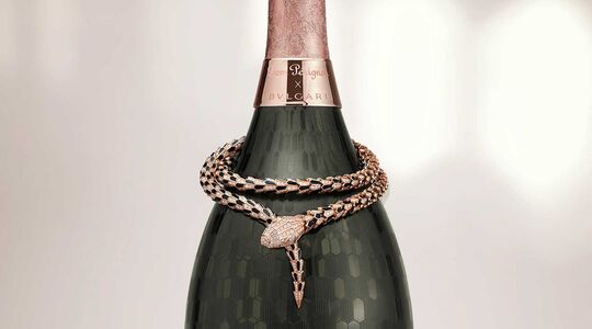 Bulgari Serpenti x Dom Pérignon Limited Edition Rosé 2004.