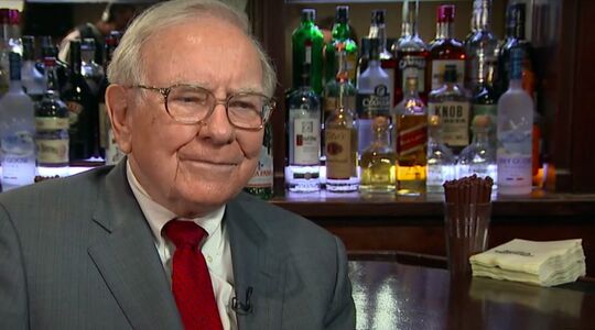 Warren Buffett tijdens een interview