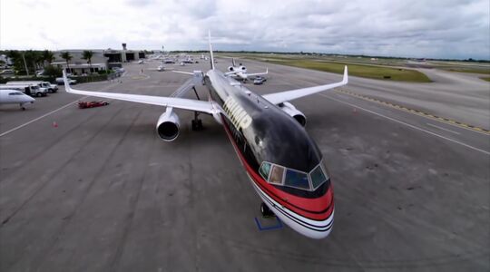 Trump privéjet
