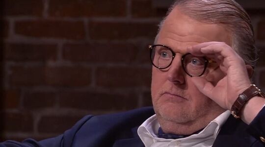 Michel Perridon tijdens een interview