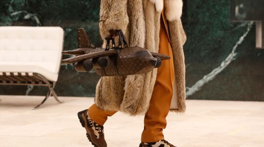 Louis Vuitton vliegtuigtas