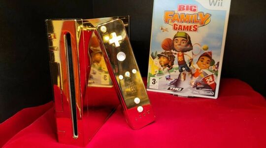 Gouden Wii console