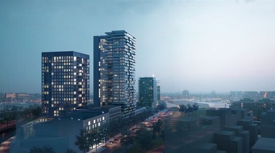 Illustratie voor: ‘Grootste penthouse in Amsterdam’ staat te koop voor een bizarre prijs