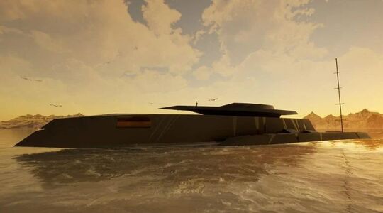Illustratie voor: Trimaran MY Bond Girl is geïnspireerd door de vrouwen uit James Bond