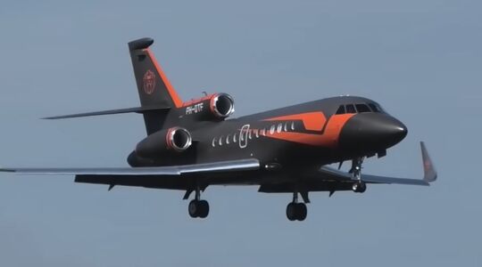 Max Verstappen privéjet