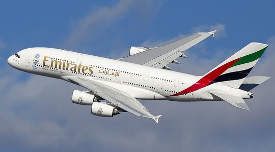 Vliegtuig Emirates