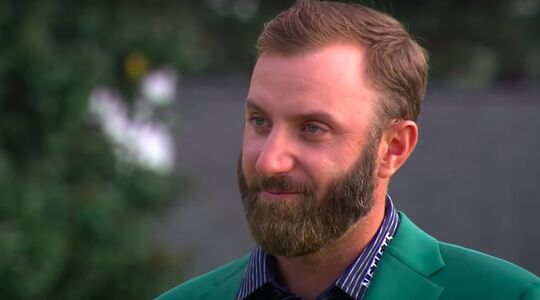Golfer Dustin Johnson