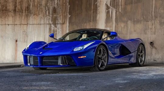 Illustratie voor: Uiterst unieke blauwe Ferrari LaFerrari belandt binnenkort onder de hamer