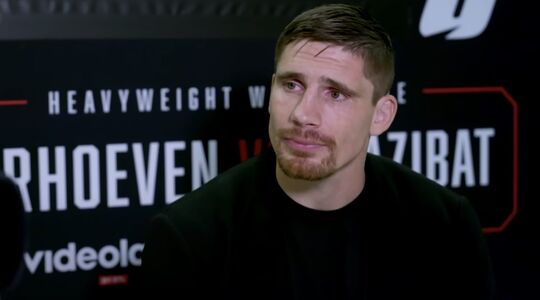 Rico Verhoeven tijdens een interview voorafgaand aan GLORY