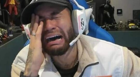 Neymar Crying