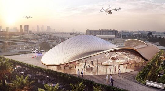 Vliegende taxi Dubai 2026
