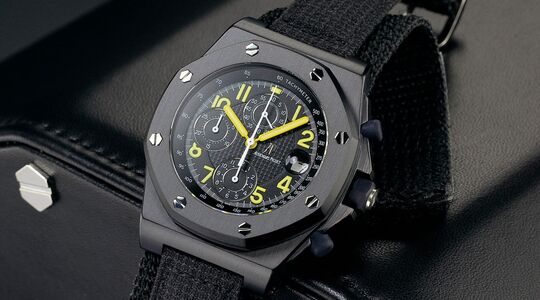 De in beslag genomen Audemars Piguet van Arnold Schwarzenegger ging onder de hamer