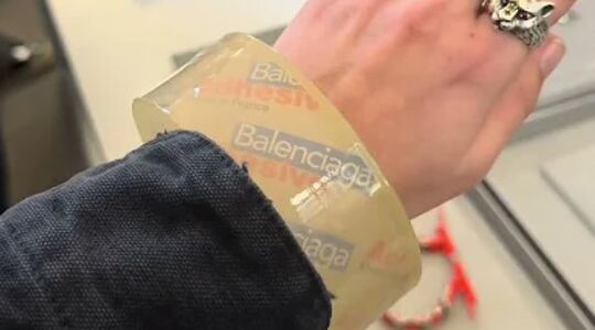 Balenciaga tape armband