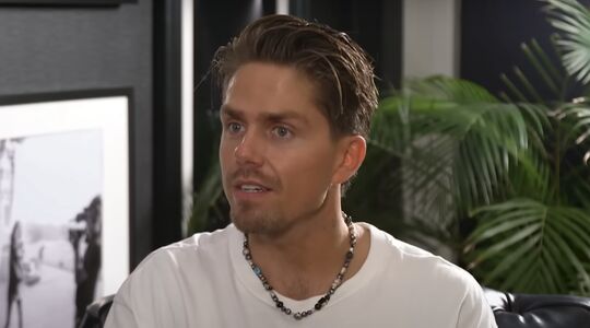 André Hazes jr. tijdens een interview