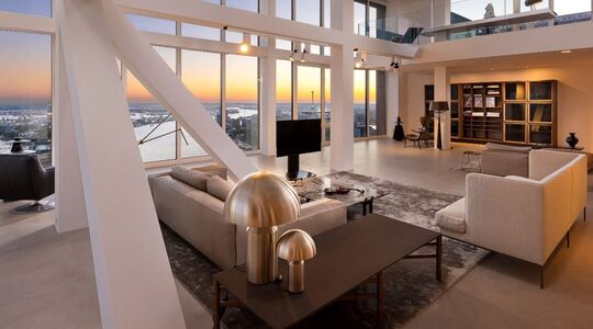 Het penthouse van Kamera Express-miljonair Peter Merceij in Rotterdam