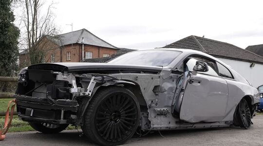 Gecrashte Rolls-Royce Marcus Rashford