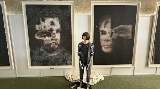 Robot schilderij AI