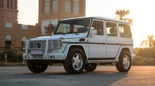 Mercedes G-klasse met V12 motor