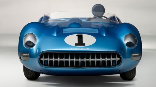 Vooraanzicht van de duurste Chevrolet Corvette ooit