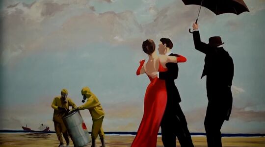Banksy-schilderij Mark Hoppus Blink-182
