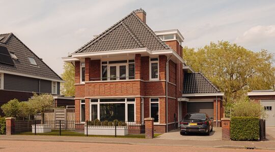 De villa van Derk Boerrigter in Eemnes