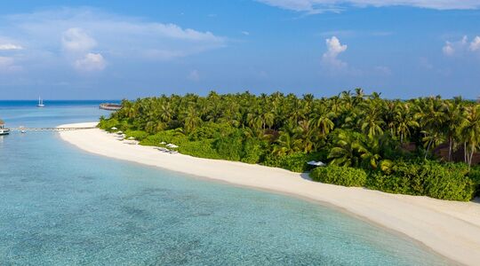 Een tropisch privé-eiland van één van de wereldsterren