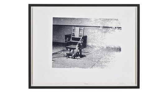 De Big Electric Chair van Andy Warhol