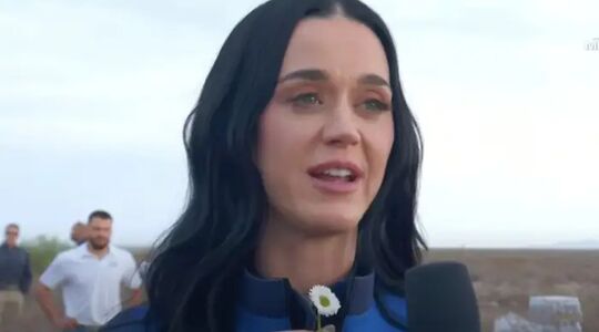 Zangeres Katy Perry na haar ruimtereis met de Blue Origin