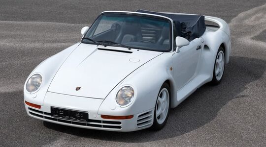 De te veilen Porsche 959 Cabrio
