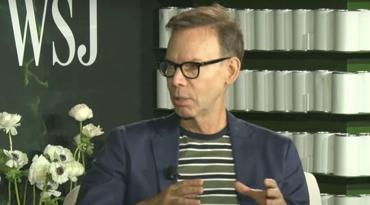 Miljardair Steve Ells tijdens een interview met Wall Street Journal