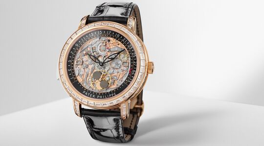 Het desbetreffende door Shah Rukh Khan gedragen Patek Philippe-horloge