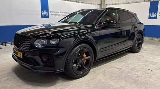 Een Bentley Bentayga is te koop verschenen bij Domeinen