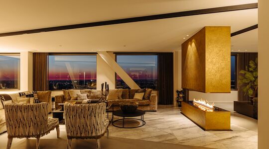 Het penthouse van Memphis Depay in Rotterdam
