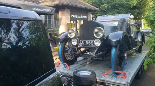 De oude Rolls-Royce die werd gestolen