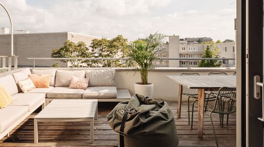 Het desbetreffende appartement van Philip Gay in Rotterdam