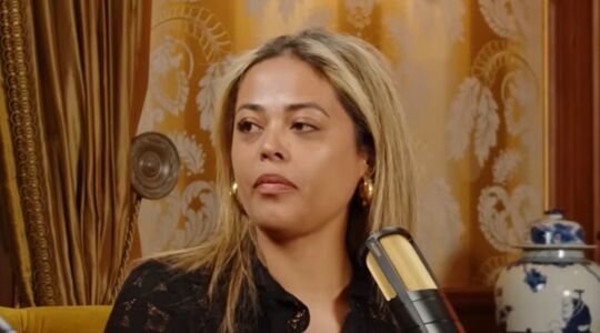 Monica Westerveld tijdens een interview