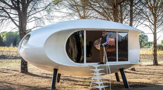 Het desbetreffende ufo-huis van Brad Pitt