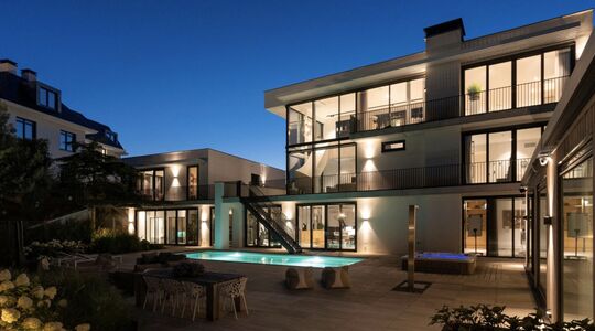 De villa van ondernemer Jordy Kool in Noordwijk