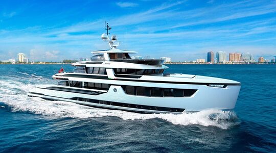 Eén van de jachten waarvoor Dynamiq Yachts nieuwe interieurontwerpen heeft onthuld
